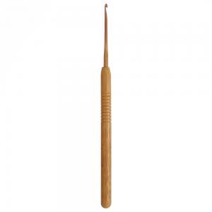 Бамбуковый крючок 2.25х13см с рифленой ручкой Koshitsu, KA Seeknit, 05181