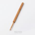 Бамбуковый крючок 3.5х13см с рифленой ручкой Koshitsu, KA Seeknit, 05184-2