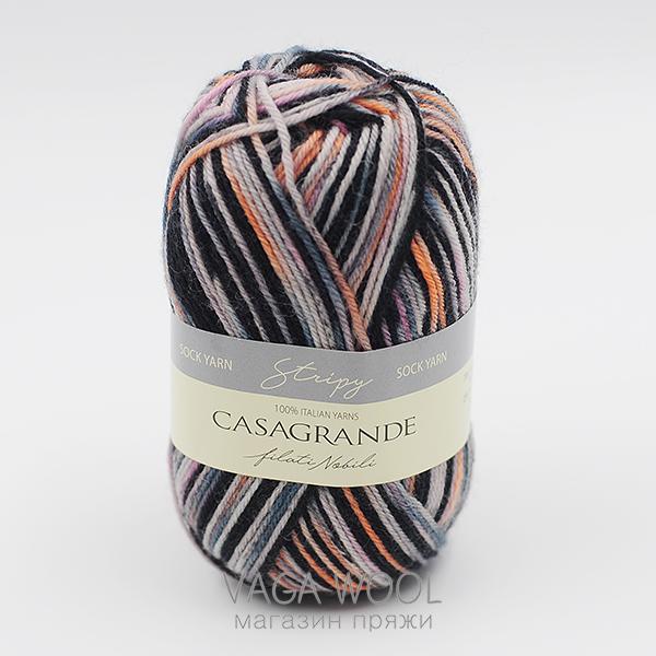 Пряжа Stripy цвет 549, 210м/50г, Casagrande
