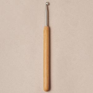 Алюминиевый крючок 4.0х13см с рифленой бамбуковой Koshitsu, KA Seeknit, 05919
