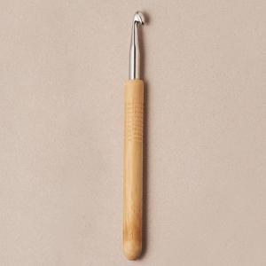 Алюминиевый крючок 50х13см с рифленой бамбуковой Koshitsu, KA Seeknit, 05920