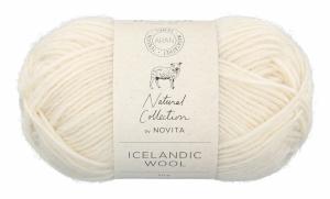 Пряжа Icelandic Wool 010 Off-white (кремовый) Novita