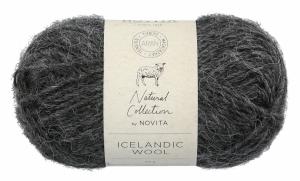 Пряжа Icelandic Wool 044 Graphite (графит) Novita