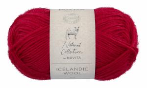 Пряжа Icelandic Wool 523 Lingonberry (брусника) Novita