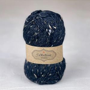 Пряжа Lama Tweed Морской синий 6950, 100м/50г, CaMaRose, Granit