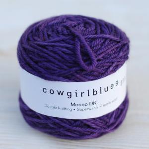 Пряжа Merino DK solid Фиолет, 100м/50г, Cowgirlblues, Violet