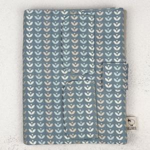 Текстильный пенал для разъемных спиц «Листок - и точка»