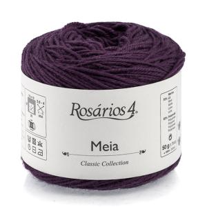 Пряжа Meia, (029) Фиолетовый, меринос с полиамидом, 185м/50г, Purple, Rosarios4