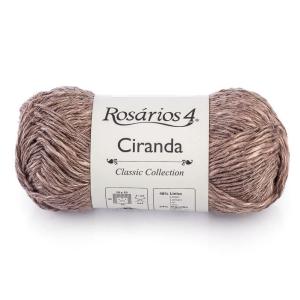 Пряжа Ciranda, 03 Rosa Velho (Старая роза), 48% лён, 24% хб, 24% вискоза, 4 ПА, 125м/50г, Rosarios4