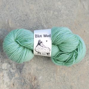 Пряжа Blue wool, 122 Мята, 240м/100г, 100% British Bluefaced Leicester, Vagawool,  Mint