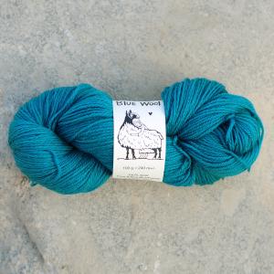 Пряжа Blue wool, 118 Океан, 240м/100г, 100% British Bluefaced Leicester, Vagawool, Ocean