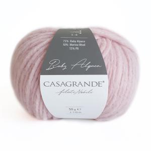 Пряжа Baby Alpaca, цвет 003 Розовый нежный, 110м/50г, Casagrande