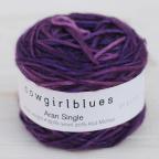 Пряжа Aran Single solid Фиолет, 120м/100г., Cowgirlblues, Violet-1