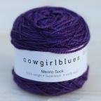 Пряжа Merino Sock solid Фиолет, 160м/50г, Cowgirlblues, Violet-1
