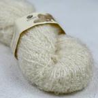Пряжа Boucle, цвет белый, 170м/100г, Mohair by canard (1 пасма)-2