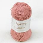 Пряжа Abraco, (005) Пыльно розовый, хлопок с кашемиром, 140м/50гр, Old Pink, Rosarios 4-2