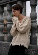 Пряжа Coast 019 Слоновая кость, 230м в 50 г, Vagawool, Ivory-6