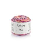 Пряжа Meia Print, (116) Лепестки для флориста, меринос с полиамидом, 185м/50г, Rosarios 4, Multicolor-2