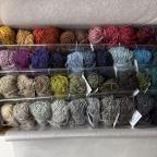 Пряжа Soft Donegal, Набор 41 цвет для вязания образцов (140гр), 190м в 50г Donegal Yarns-2