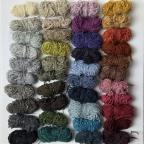 Пряжа Soft Donegal, Набор 41 цвет для вязания образцов (140гр), 190м в 50г Donegal Yarns-3