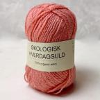 Пряжа Okologisk Hverdagsuld, Koral 15, 100% organic wool, 150м/50г, CaMaRose-2