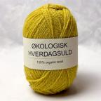 Пряжа Okologisk Hverdagsuld, Mork okker 37, 100% organic wool, 150м/50г, CaMaRose-2