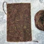 Пряжа Tussah Tweed Лот 4 пасмы, 250м/50г, цвет 40 Aubergine Mix, BC Garn-3